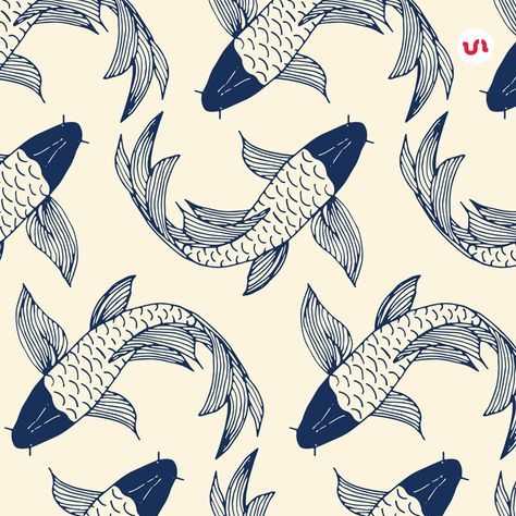 Japanese Patterns Vector Handdrawn