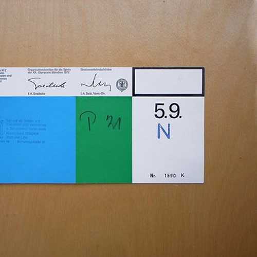 Munich Olympics, Luggage Tag